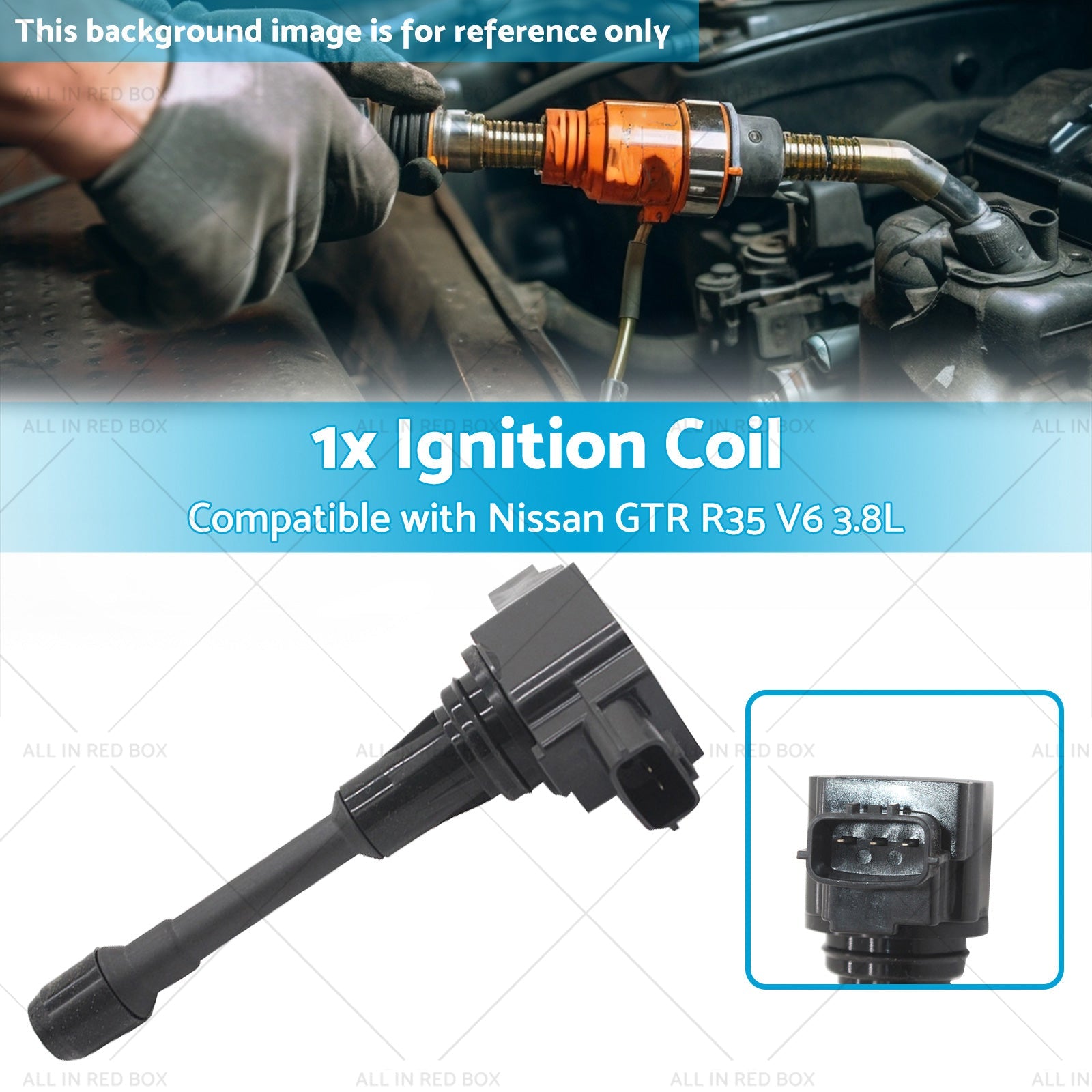 1x Ignition Coil Suitable for Nissan GTR R35 V6 3. 8L 22448JF00B VR38DETT 08-15-2