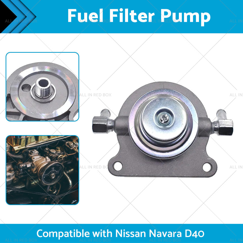 Diesel Fuel Filter Primer Pump 10mm Suitable For Nissan Navara D40 2. 5L 2006-on-2
