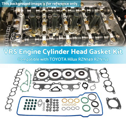 VRS Cylinder Head Gasket Set Kit Suitable for Hilux RZN149 RZN154 97-05 3RZ-FE-3
