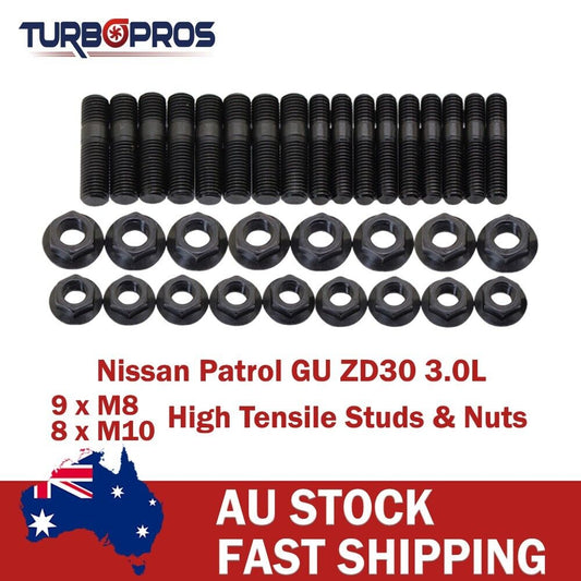 High Tensile Exhaust Manifold Egr&Turbo Stud Kit for Nissan Patrol GU ZD30 3.0L