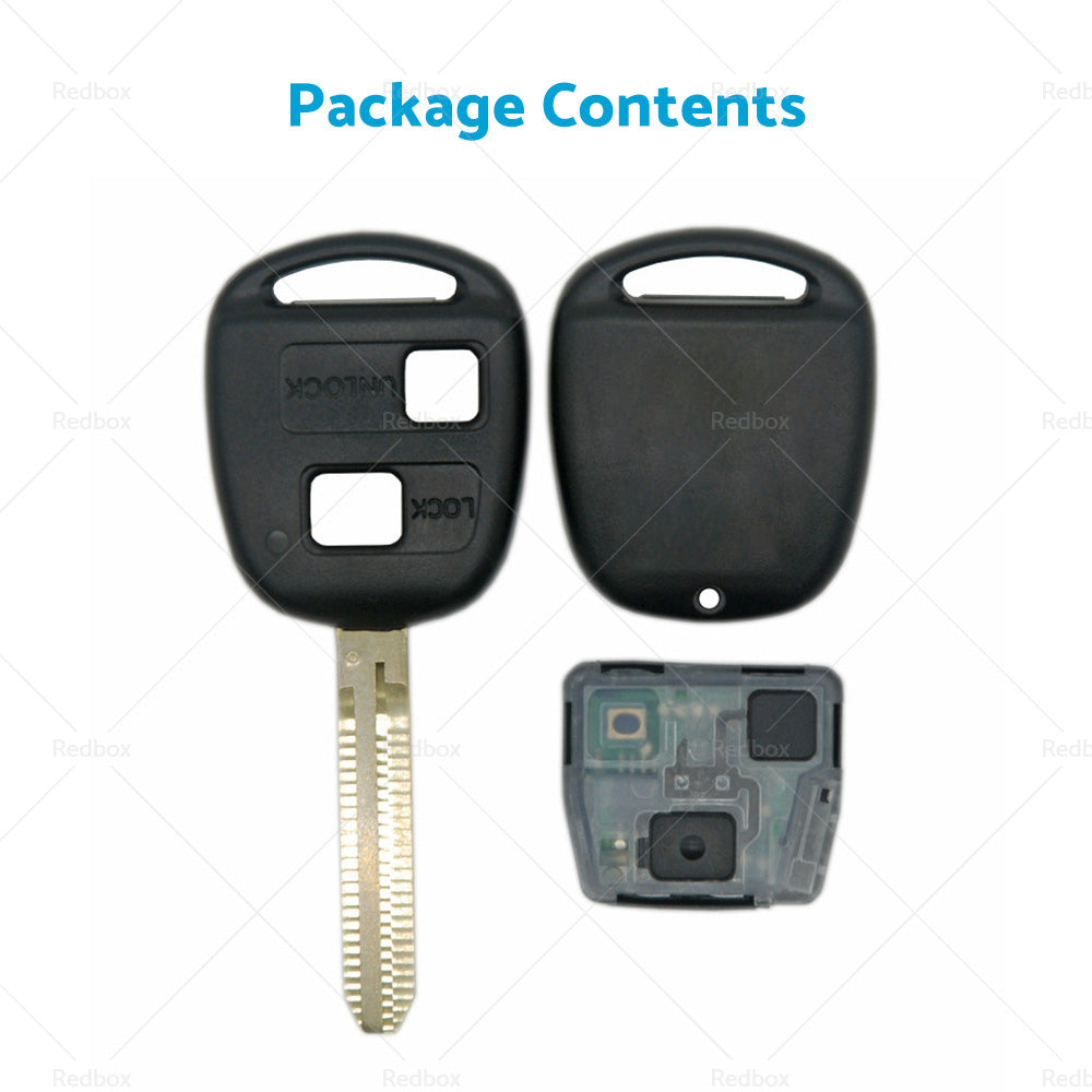 Complete Transponder Remote Key 304MHz Chip 60120 Suitable For TOYOTA Prado 120-2