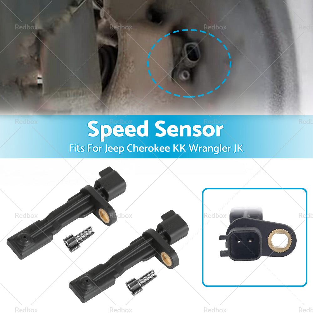 2x Rear ABS Speed Sensor 52125003AB Fits For Jeep Cherokee KK Wrangler JK 2. 8L