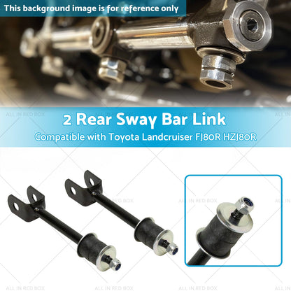 2 Rear Sway Bar LinkBush Kit Suitable for 92-19 Toyota Landcruiser FJ80R HZJ80R-2