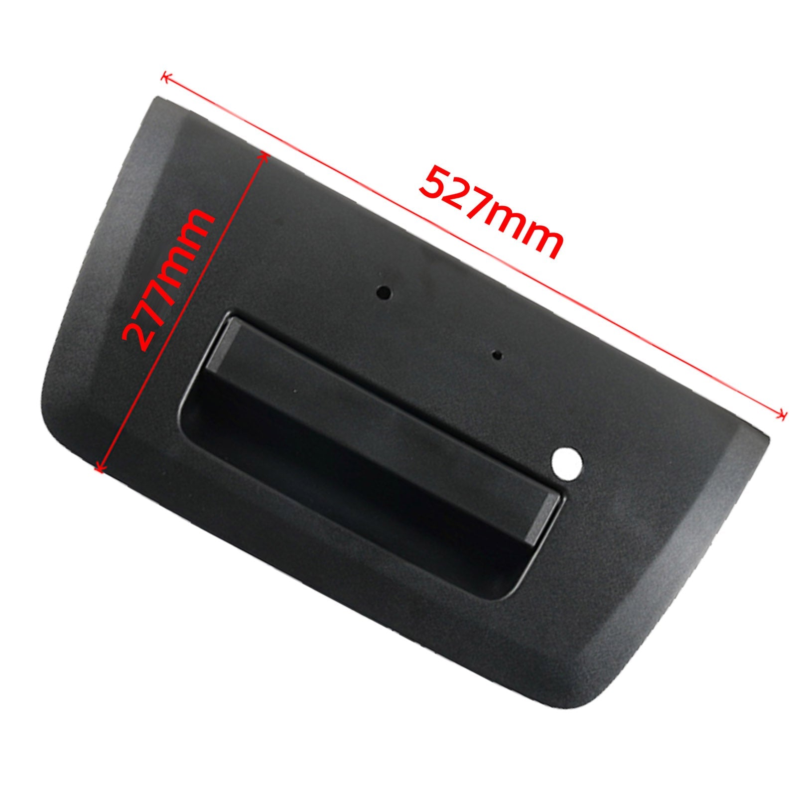 Black Tailgate Handle Cover With Key Hole Suitable For Nissan Navara D40 2005–15-2