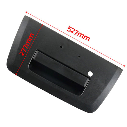Black Tailgate Handle Cover With Key Hole Suitable For Nissan Navara D40 2005–15-2