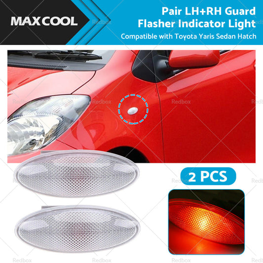 1 Pair of Guard Flasher Indicator Light Lamp Suitable For Toyota RAV4 30 Series-0