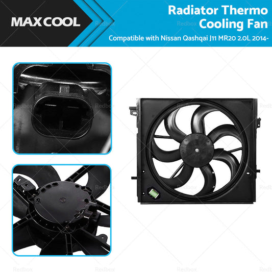 Radiator Thermo Cooling Fan Suitable For Nissan Qashqai J11 MR20 2. 0L 2014--0