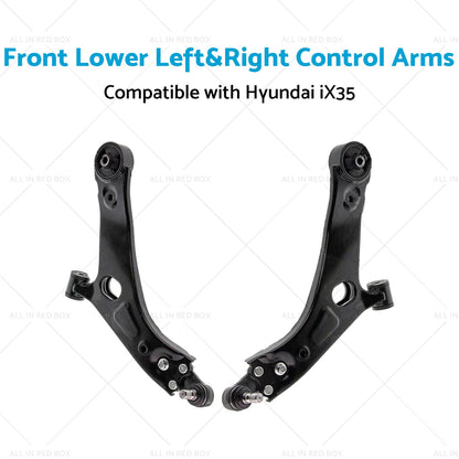 Front Lower Left and Right Control Arms Suitable for 11-18 Hyundai iX35 KIA Sportage-3