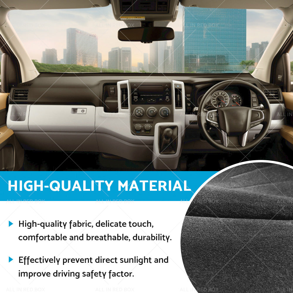 Dash Mat Suitable For Toyota Hiace 200 Series SLWB 2005-2019 Dashboard Cover-4