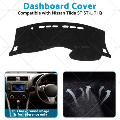 Dash Cover Mat Dashboard Pat Suitable For Nissan Tiida C12 13-23 Dashboard Pad-4