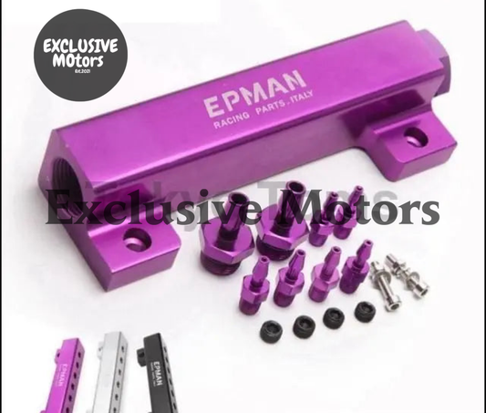 1/8" Npt 6 Port Vacuum Manifold Kit Fit Turbo Boost Intake Manifold For BMW