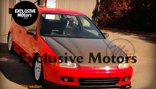 Mugen Front Lip for Honda Civic Sedan EG 1992-1995  Plastic