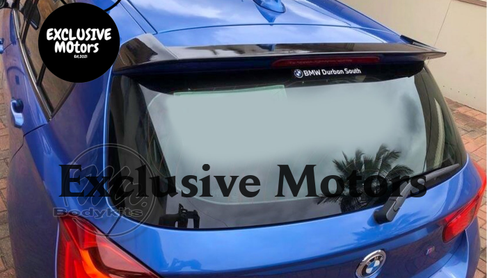 Black 3D Rear Roof Spoiler for BMW 1 Series F20 Hatch 2011-2019