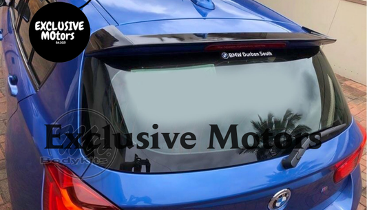 Black 3D Rear Roof Spoiler for BMW 1 Series F20 Hatch 2011-2019