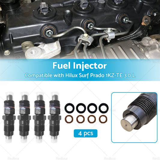 Diesel Fuel Injectors 23600-67040 Suitable For Toyota Hilux Surf Prado 1KZ-TE-0