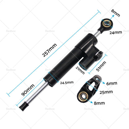 Suitable for Honda Yamaha Kawasaki Motorcycle CNC Steering Damper Stabilizer-3