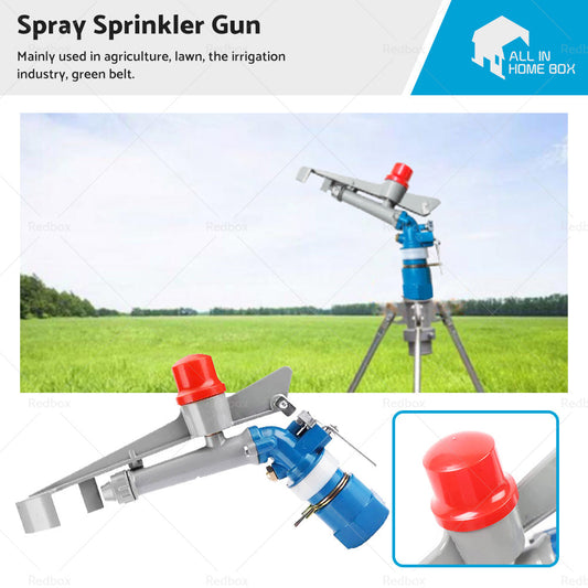 1'' Irrigation Spray Tool Sprinkler Large 360隆茫 Adjustable Impact Area Water-0