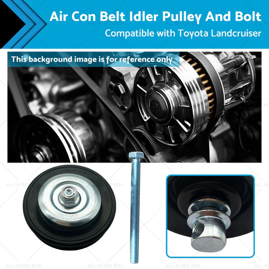 Idler Pulley & Bolt for Toyota Landcruiser HZJ80 HZJ105 1990-1999