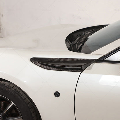 Carbon Fiber Car Side Fender Fin Vent Trim Suitable For Subaru BRZ Toyota 86-2