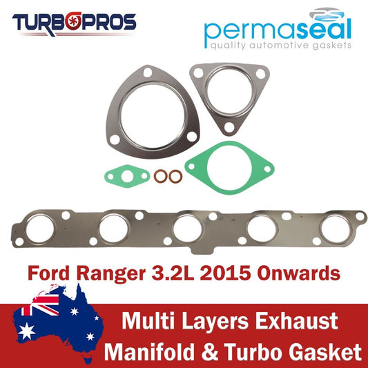 Permaseal Exhaust Manifold&Turbo Gasket Kit for Ford Ranger 3.2L 2015 Onwards