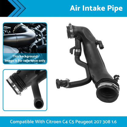 Air Intake Pipe Hose Suitable For Citroen C4 C5 Peugeot 207 308 3008 5008 1.6-1