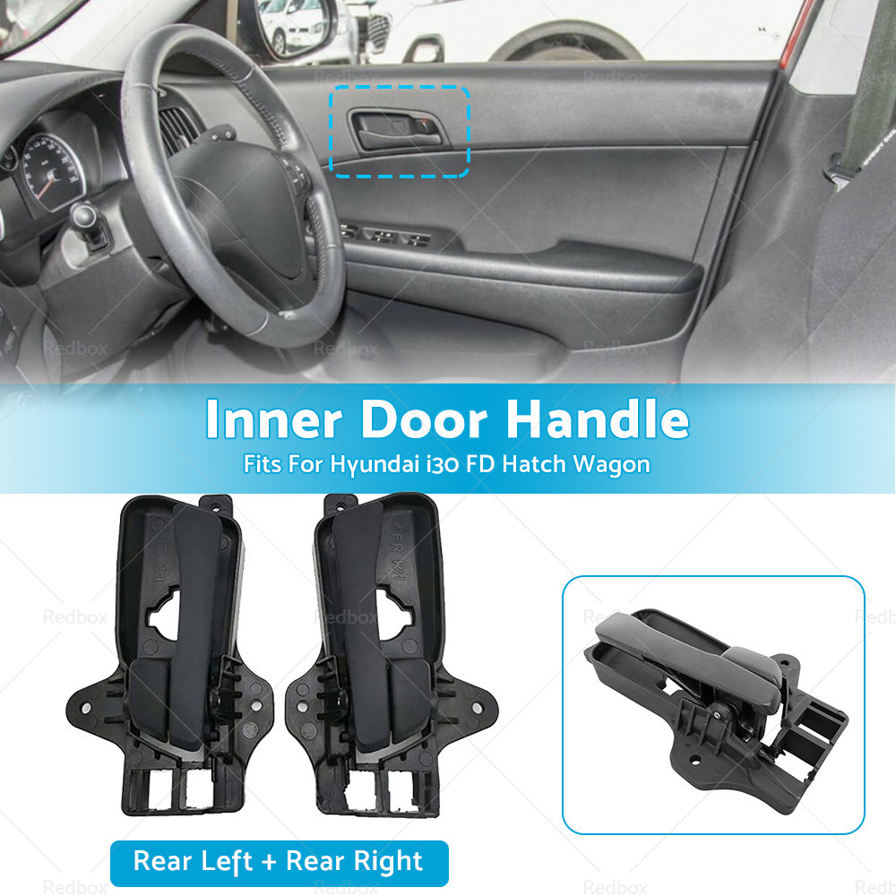 1 Pair Rear Inner Door Handle Suitable For Hyundai i30 FD 2007-2012 LEFT  RIGHT-2
