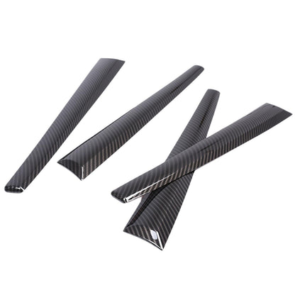 4X Carbon ABS Interior Door Panel Cover Trim Suitable For Toyota Hilux 2015-2021-2