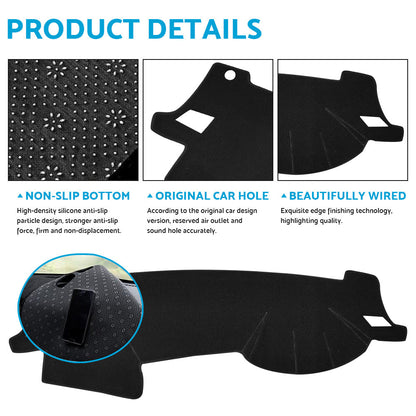 Dash Mat For Subaru Liberty 2003-2009 Sedan Dashboard Cover Black Non-Slip-2