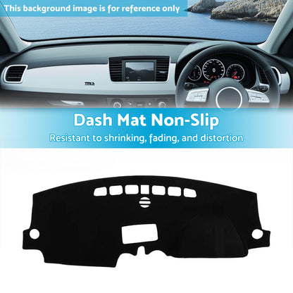 Non-Slip Dash Mat Dashboard Cover Suitable For Audi A1 2012-2018 Polyester Black-3