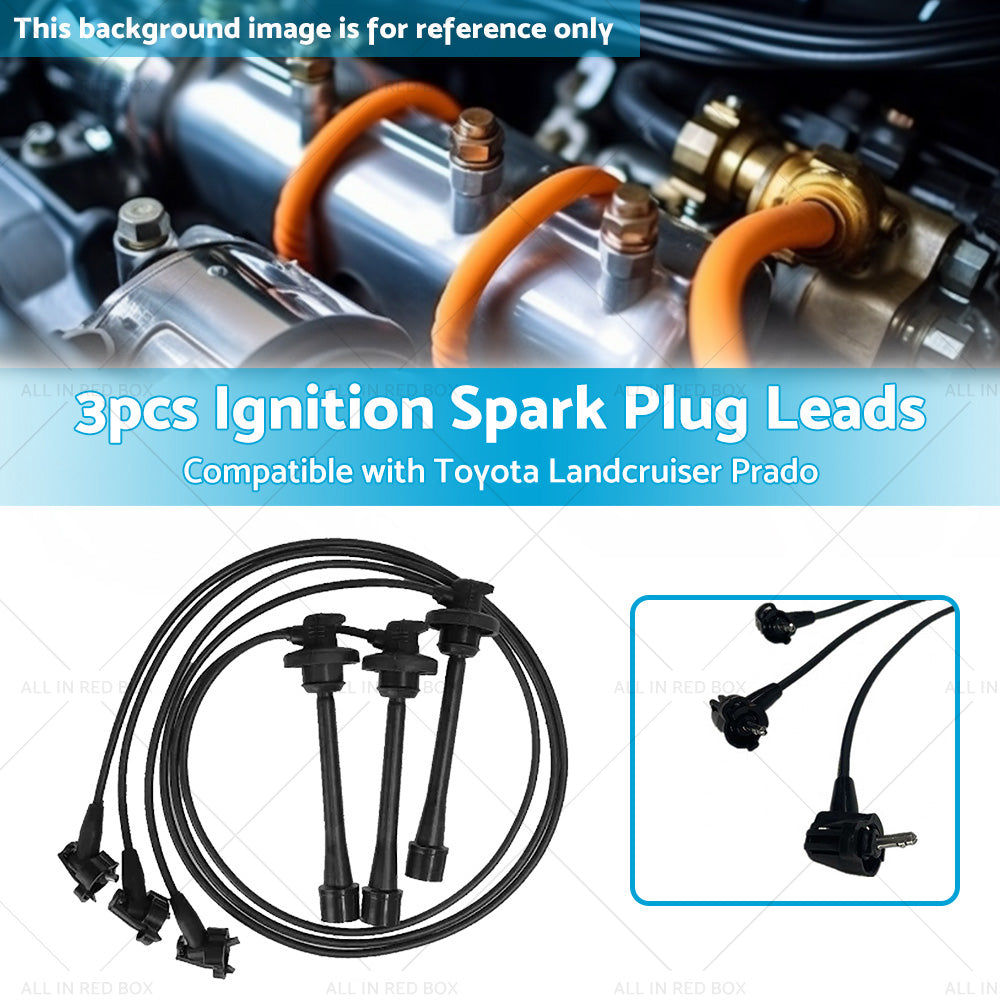 Ignition Spark Plug Leads Suitable for Toyota Landcruiser Prado 3. 4L V6 96-05-2