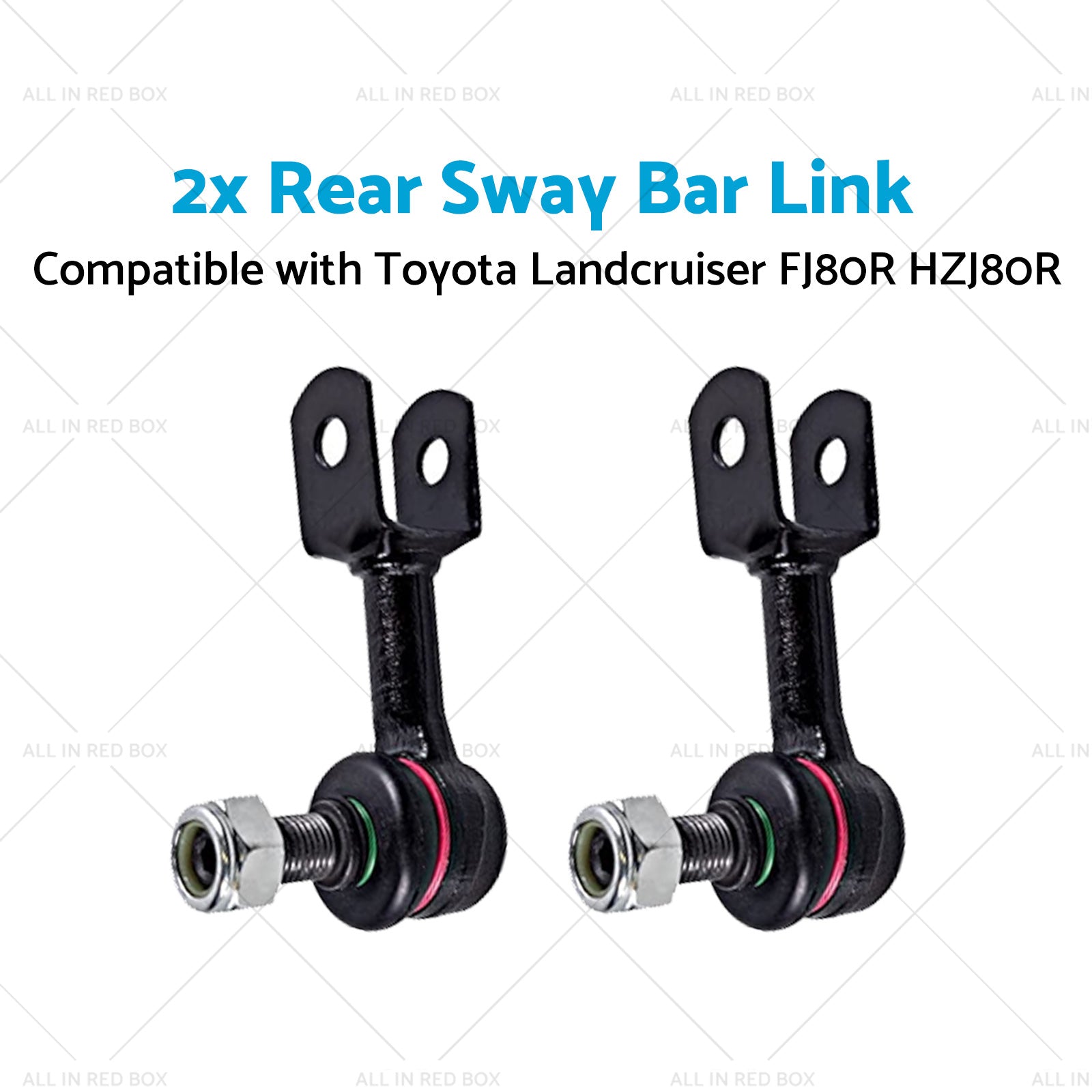 2x Rear Sway Bar Link Suitable for 92-19 Toyota Landcruiser FJ80R HZJ80R-3