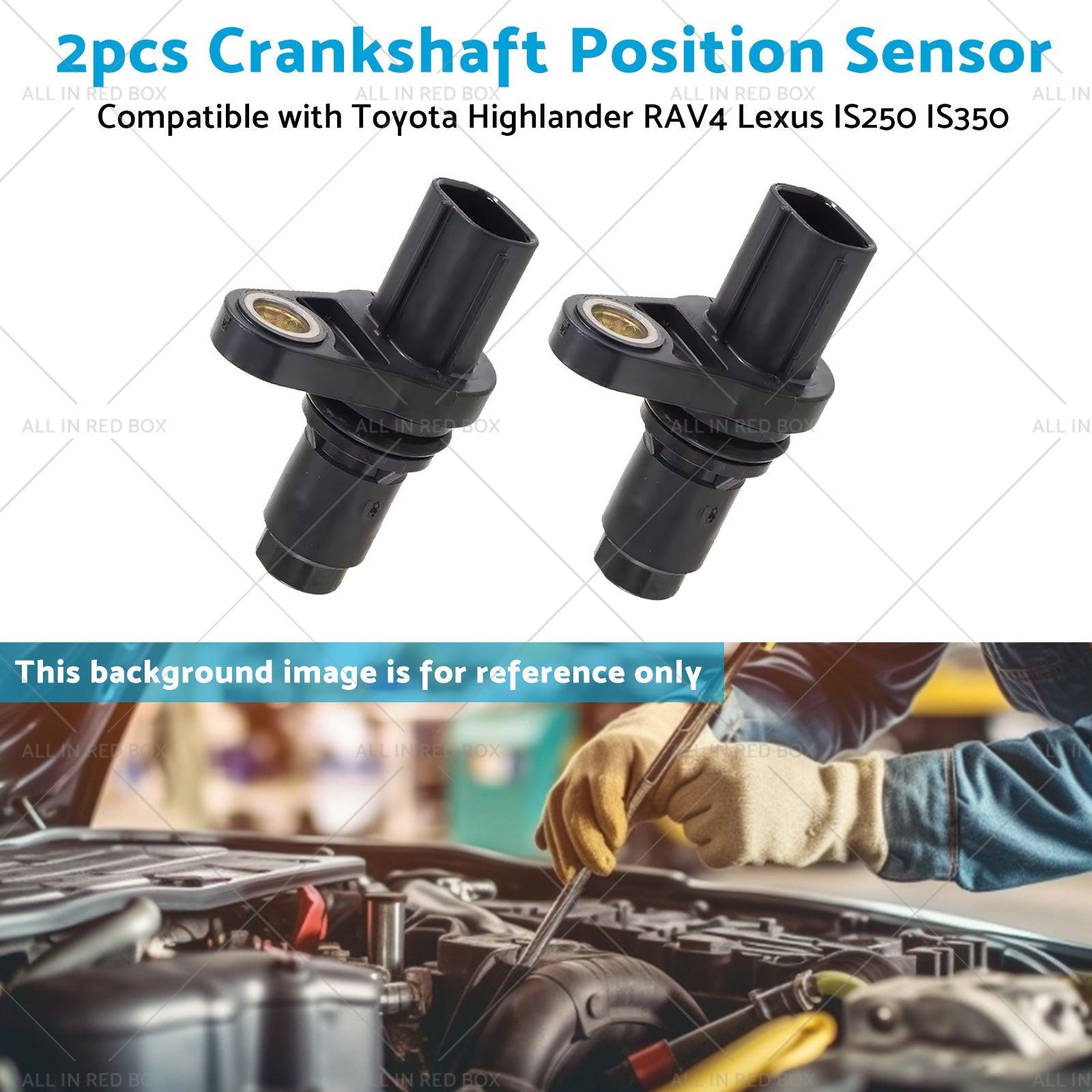 2x Camshaft Position Sensor 90919-05060 Suitable for Toyota 4Runner IS250 IS350-4