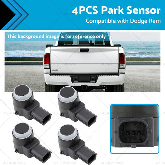4x Park Sensor Suitablefor 09-18 Dodge Ram Chrysler 300 Dodge Journey 1EW63TZZAA-0
