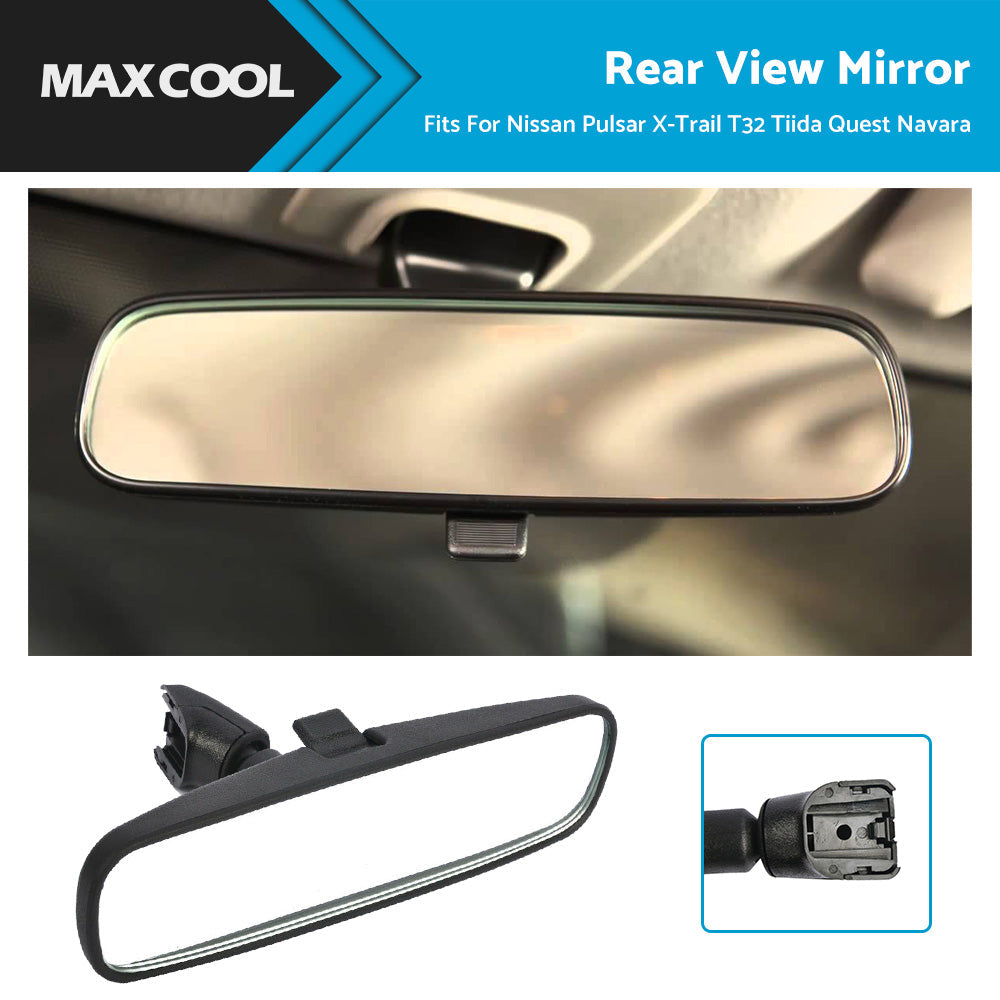 Rear View Mirror Fit For Nissan Pulsar X-Trail T32 Tiida Navara 96321-2DR0A-4