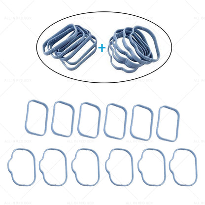 12x Intake Manifold Gaskets Seals Suitable For Chrysler 300 Jeep Dodge 3. 6L