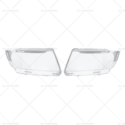 Pair LR Headlight Lens Cover Replacement Suitable for Jeep Grand Cherokee 11-13-2