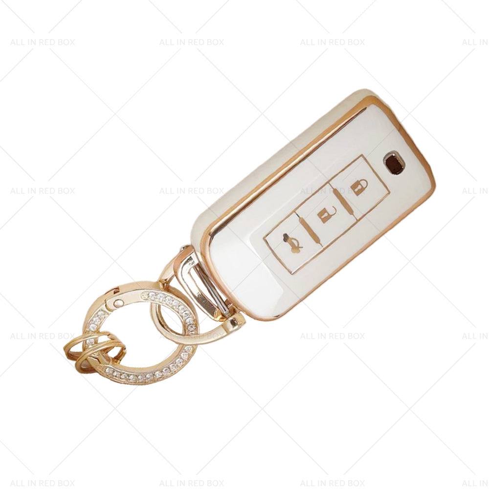 TPU Remote Key Fob Case Cover Shell Fits For Mitsubishi ASX Lancer-ex Outlander-4