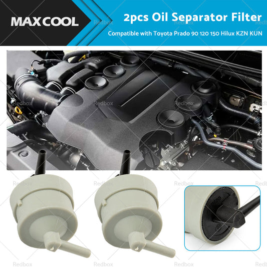 2pcs MAP Sensor Oil Separator Filter Suitable for Toyota Prado 90 120 150 Hilux-0