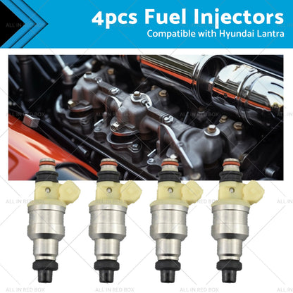 4pcs Fuel Injector Suitable For Hyundai Lantra J1 1. 6L G4CR NEW-0