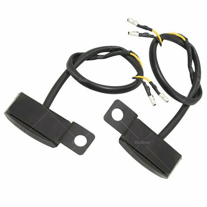 6 LED Mini Motorcycle Front Turn Signal Indicator Amber Light For Harley Chopper-4