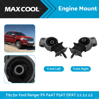 Front LH  and  RH Engine Mount For Ford Ranger PX P4AT P5AT P4AT DPAT Auto Manual-2