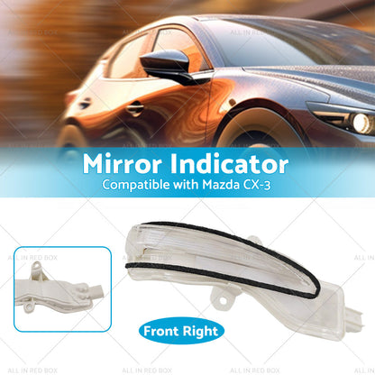 Right Side Mirror Light Indicator Blinker Suitable for Mazda CX3 CX-3 2015-2022-1