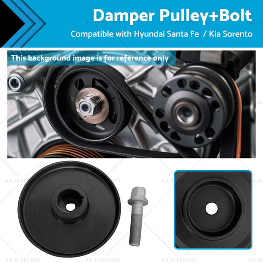 Harmonic Balancer Damper Pulley Suitable for Kia Sorento Hyundai Santa 2. 2L-0