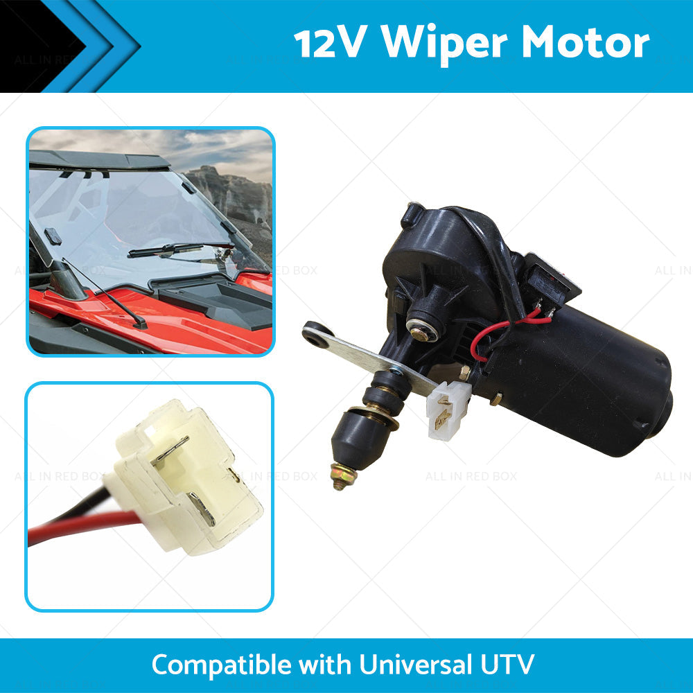 12V Electric Windshield Two Lines Universal Wiper Motor Car Interior