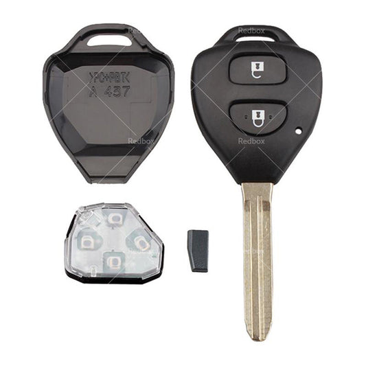 Complete Remote Car Key Suitable For Toyota Hilux  or  Yaris 2005-2009 4D-67-0