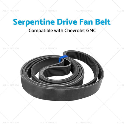 12626076 Serpentine Drive Fan Belt Suitable for 5. 3L 6. 2L 14-20 Chevrolet GMC-3