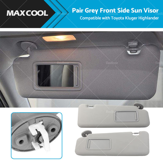 Left  Right Sun Visor Suitable For Toyota Kluger Highlander 2008-2013 W or  Light-0