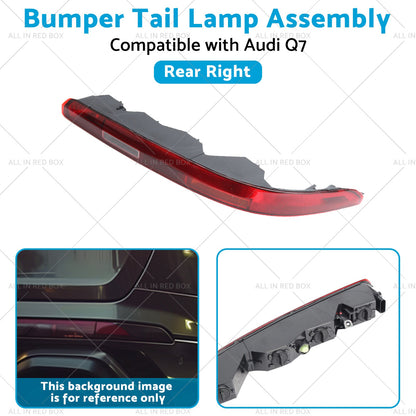 Right Rear Bumper Tail Light Lamp Assembly 4M0945096 Suitable For Audi Q7 16-23-3