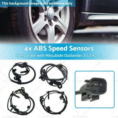 4670A576 4x ABS Speed Sensors Suitable for Mitsubishi Outlander ZG ZH 2. 4L 06-12