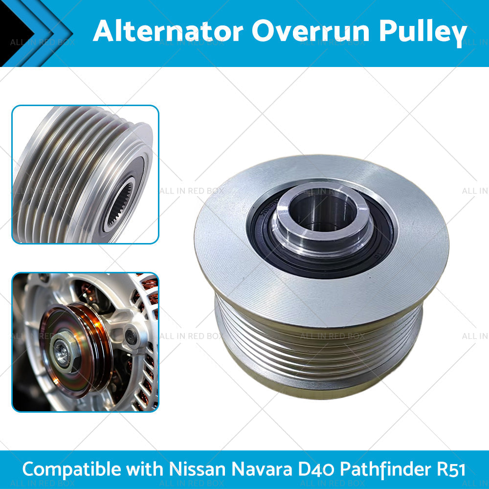 Alternator Overrunning Pulley Suitable For Nissan Navara D40 Pathfinder R51 2. 5L-1